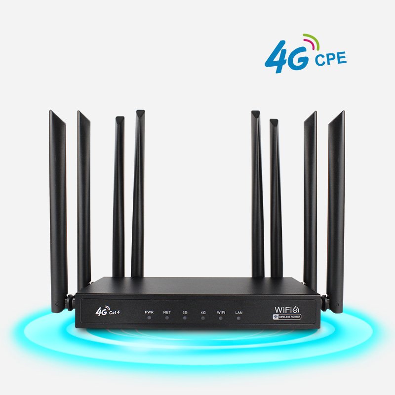 RTS High Speed Wifi6 4G Router Lte 2.4Ghz Modem 300Mbps Indoor Router Home Cpe Wifi With Sim Card Slot 3G 4G Routers For Home